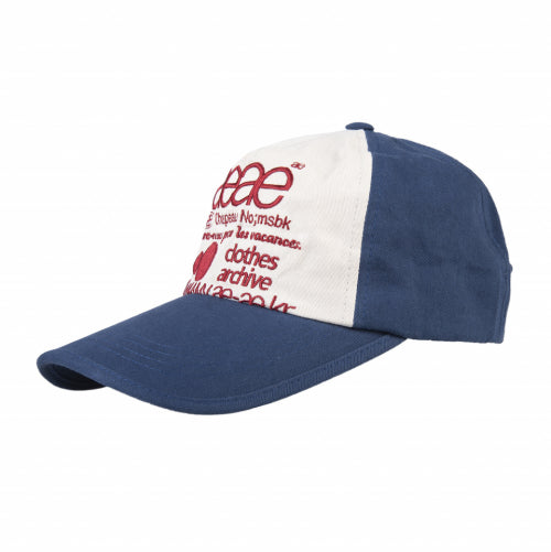 WEB LOGO 5PANNEL CAP - 4 COLORS BLUE