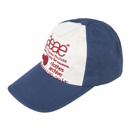 WEB LOGO 5PANNEL CAP - 4 COLORS BLUE