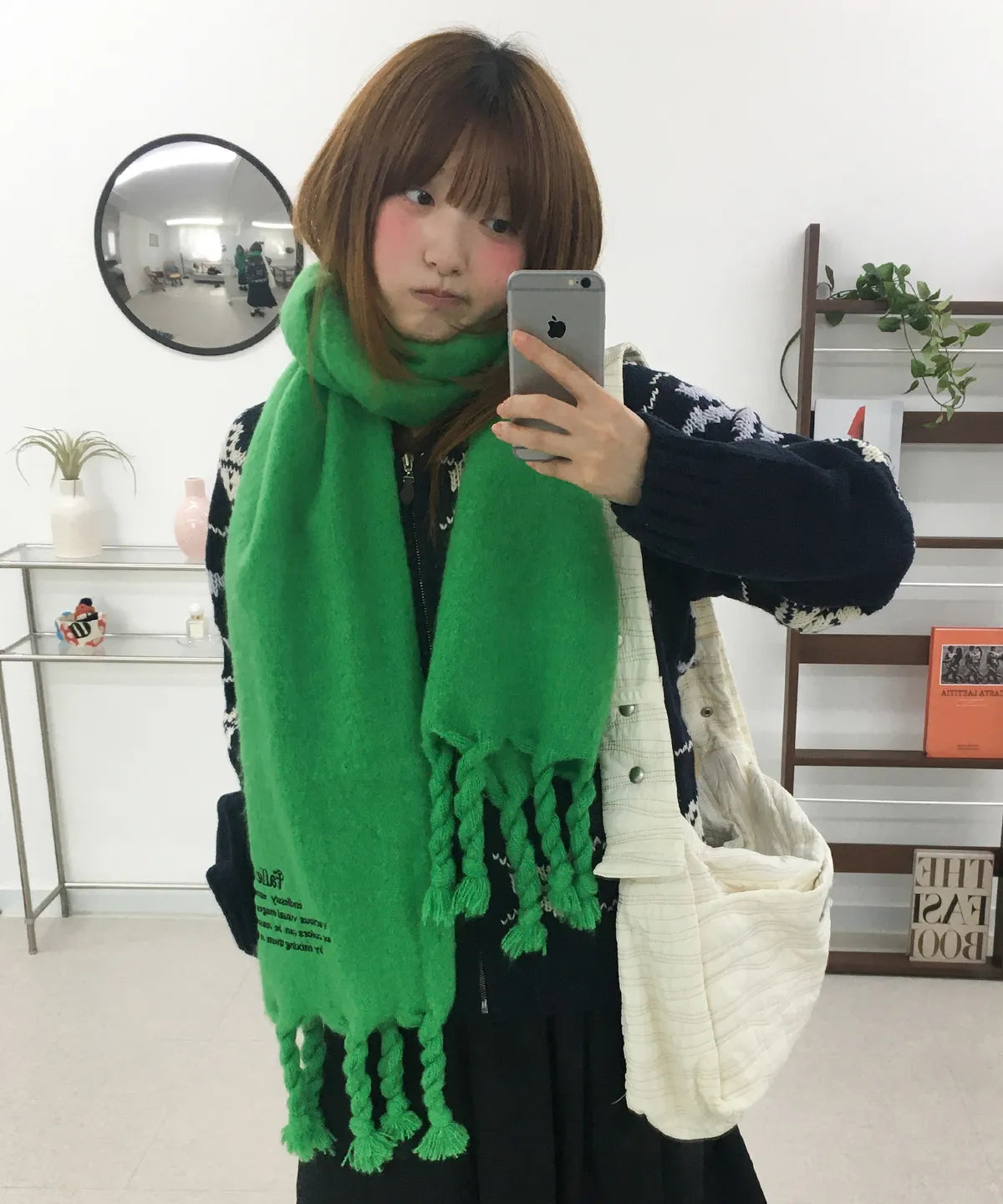 OVERSIZED STORY LOGO MUFFLER - 8 color