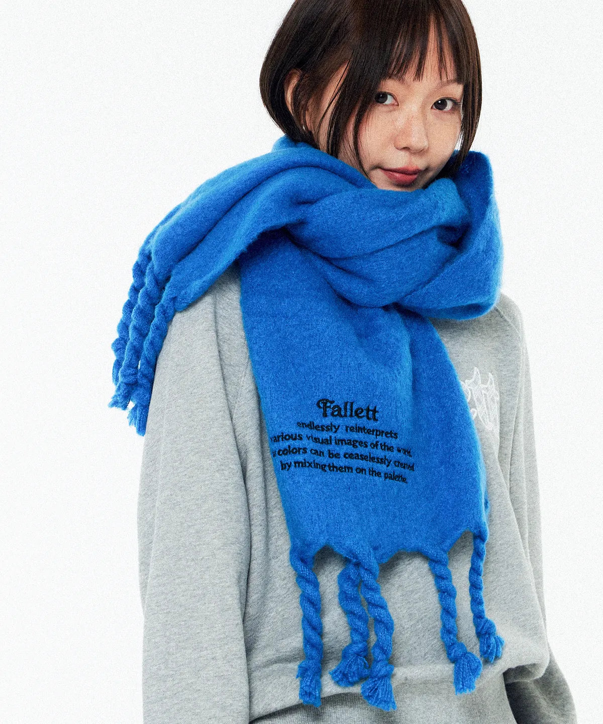 OVERSIZED STORY LOGO MUFFLER - 8 color