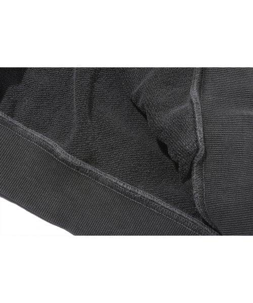 2-WAY PIGMENT HOOD ZIP-UP - 4 COLORS BLACK