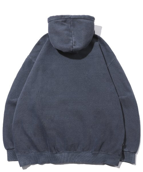 HOPPY PIGMENT HOODIE - 4 COLORS BLUE