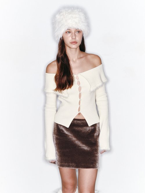 MINI SKIRT - 2 COLORS BROWN