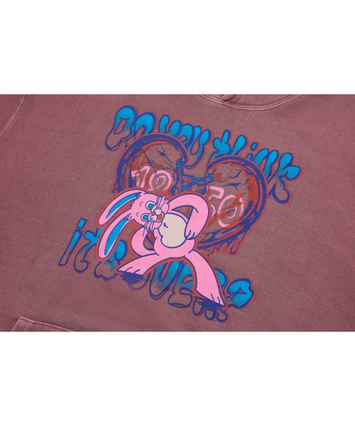 HOPPY PIGMENT HOODIE - 4 COLORS PINK