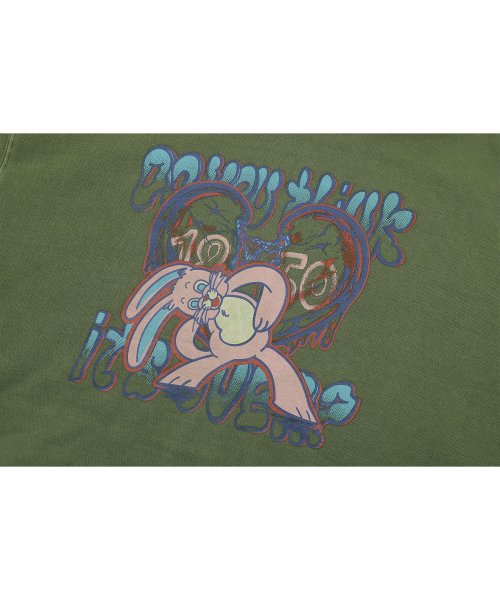 HOPPY PIGMENT HOODIE - 4 COLORS GREEN
