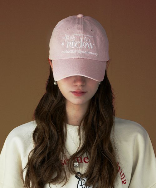 RECLOW TWILL STAR RWL BALL CAP LIGHT PINK