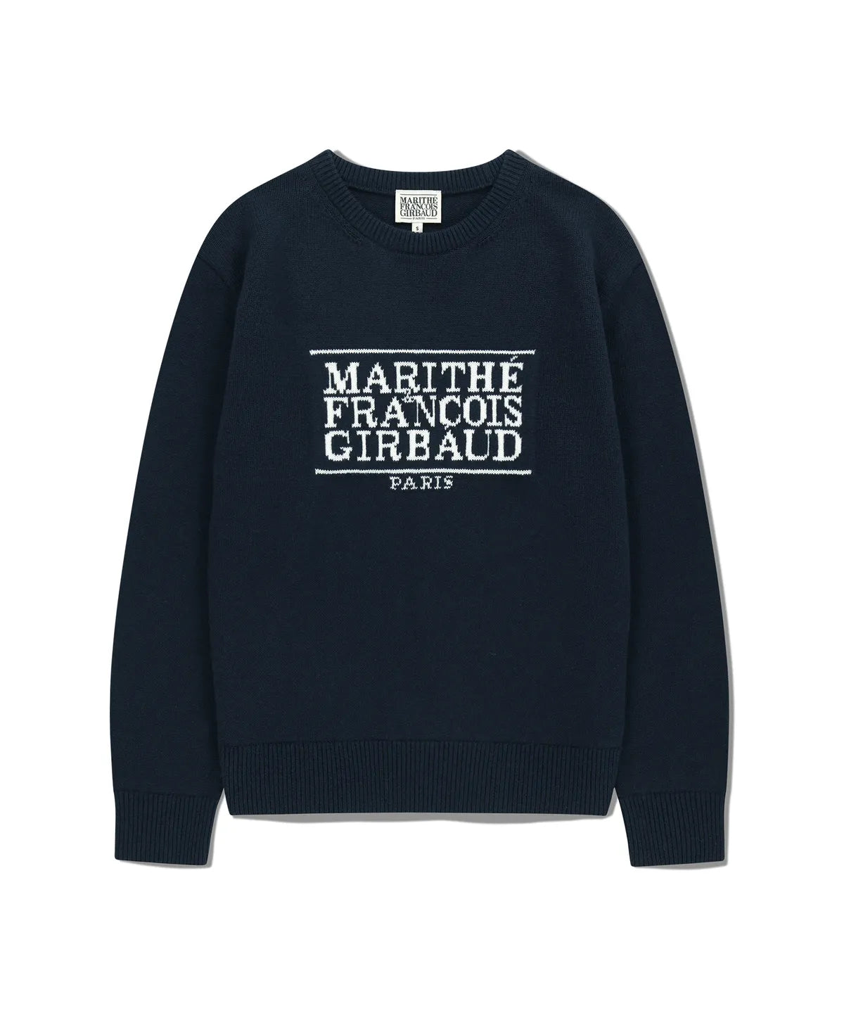 CLASSIC LOGO KNIT PULLOVER navy #車銀優同款!