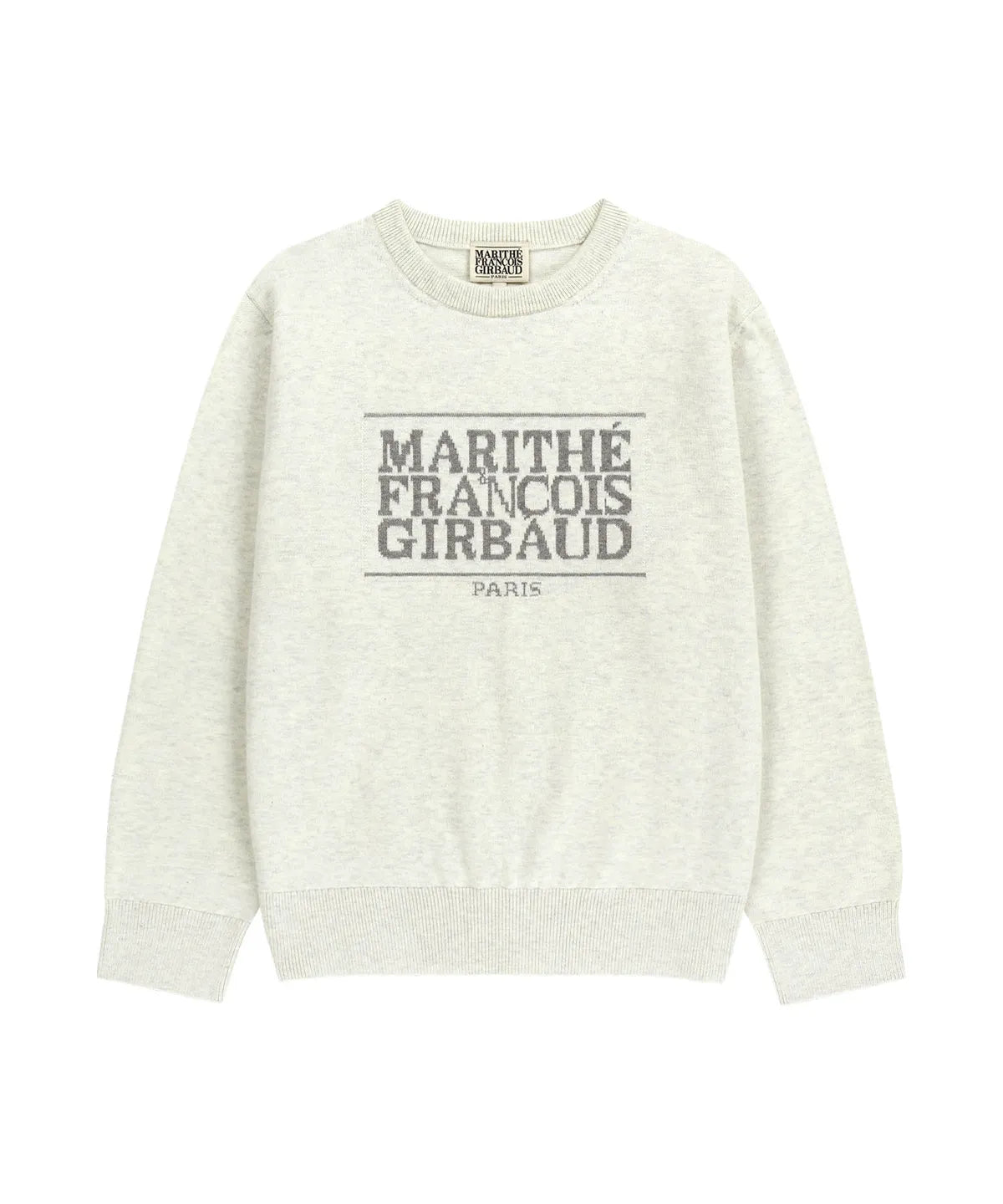 CLASSIC LOGO KNIT PULLOVER ivory