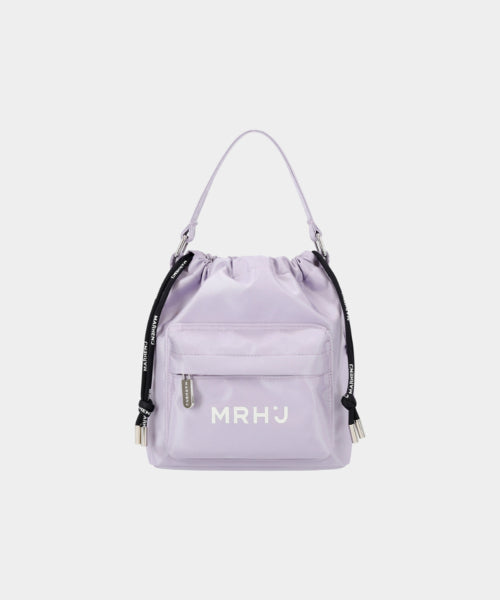 BREDI NYLON BUCKET CROSSBODY BAG - 5 COLORS LAVENDER
