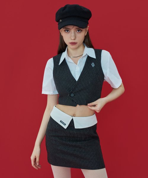 (NAVY) F23QD833 - 2 COLORS BLACK