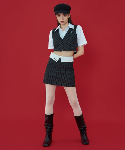(NAVY) F23QD833 - 2 COLORS BLACK