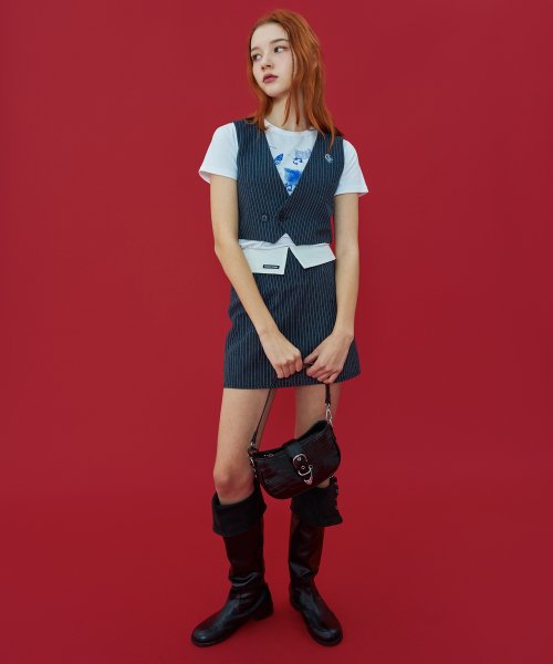 (NAVY) F23QD833 - 2 COLORS NAVY