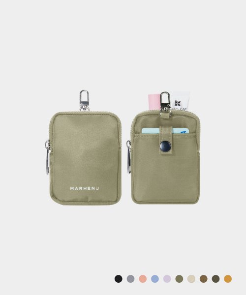 CONY NYLON MINI POCKET - 11 COLORS BLACK