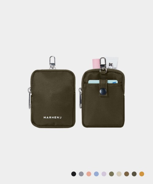 CONY NYLON MINI POCKET - 11 COLORS BLACK