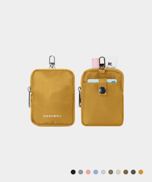 CONY NYLON MINI POCKET - 11 COLORS BLACK