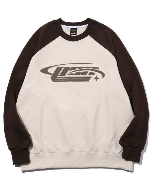LOGO RAGLAN SWEATSHIRT - 2 COLORS BROWN