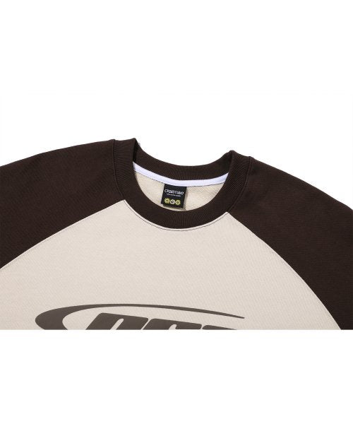 LOGO RAGLAN SWEATSHIRT - 2 COLORS BROWN