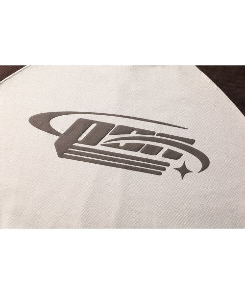 LOGO RAGLAN SWEATSHIRT - 2 COLORS BROWN