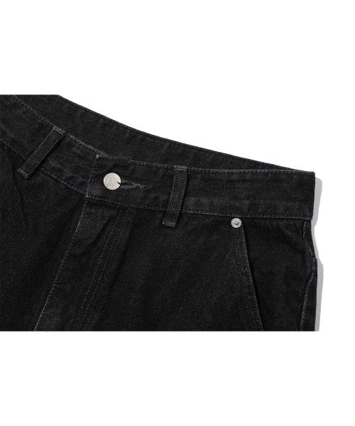 WIDE DENIM - 2 COLORS BLACK