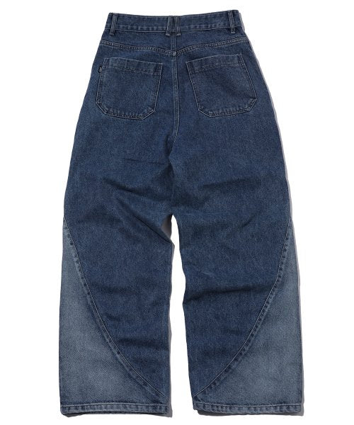 WIDE DENIM - 2 COLORS INDIGO