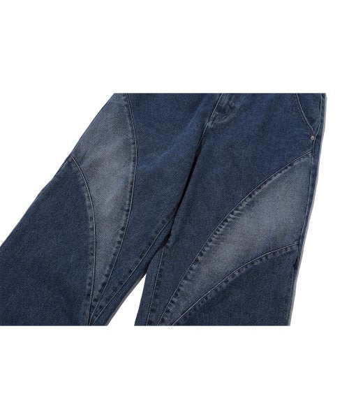 WIDE DENIM - 2 COLORS INDIGO