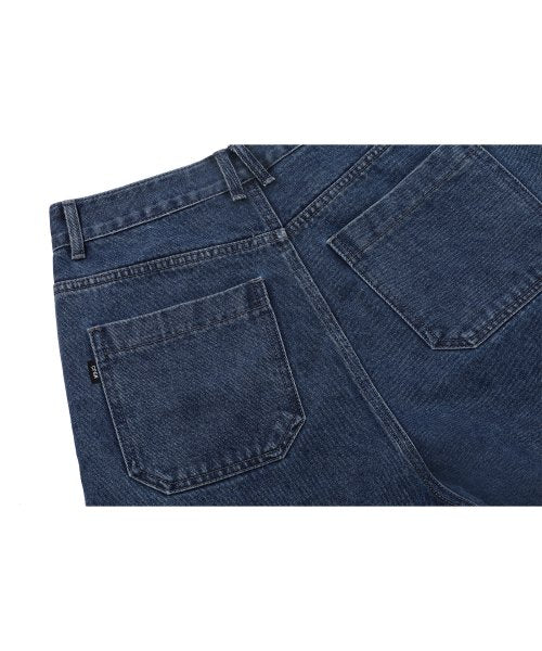WIDE DENIM - 2 COLORS INDIGO