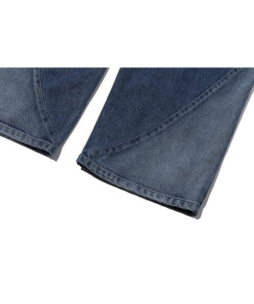 WIDE DENIM - 2 COLORS INDIGO