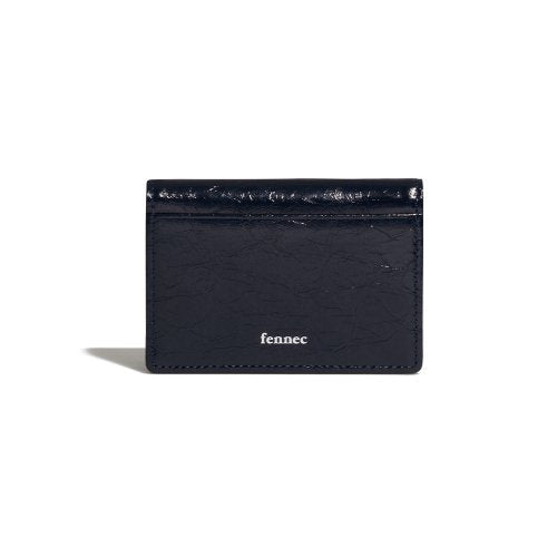 CRINKLE TRIANGLE ACCORDION POCKET - BLACK - 8 COLORS NAVY