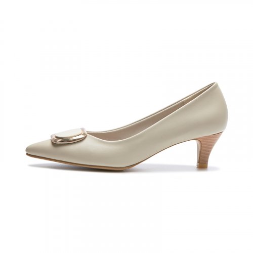 5/ LINE PUMPS HEEL - 2 COLORS BLACK