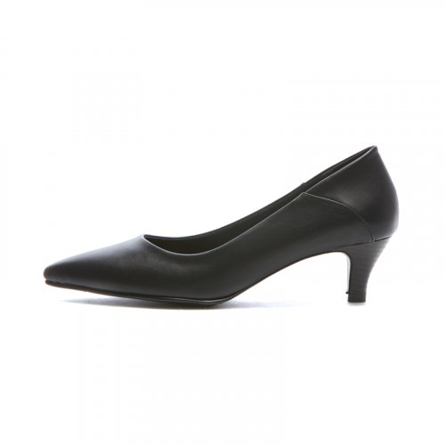 5/ SIDE HEEL PUMPS - 3 COLORS BLACK