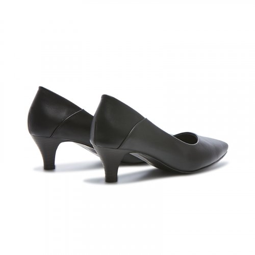 5/ SIDE HEEL PUMPS - 3 COLORS BLACK