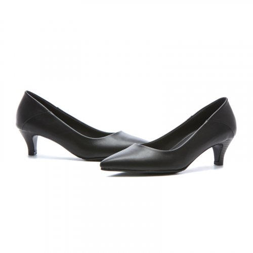 5/ SIDE HEEL PUMPS - 3 COLORS BLACK