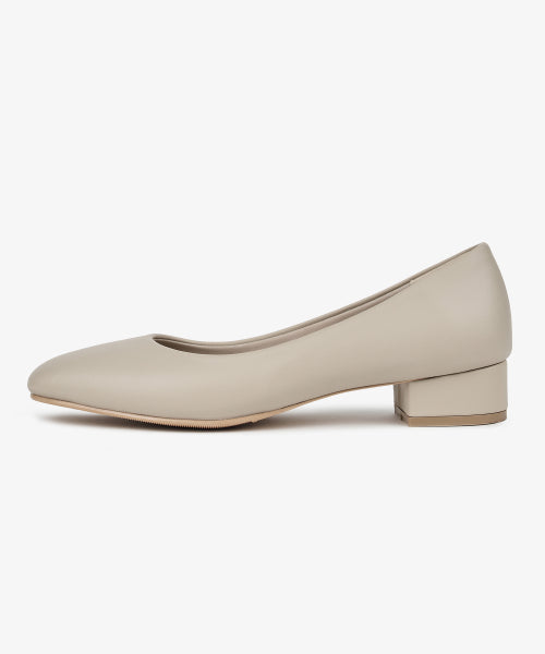 LOW HEEL PLATFORM PUMPS - 2 COLORS BLACK