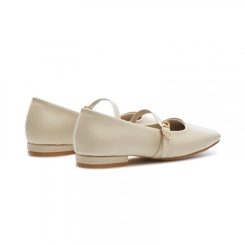 ROMANTIC STRAP MARY JANE FLAT SHOES - 2 COLORS BLACK