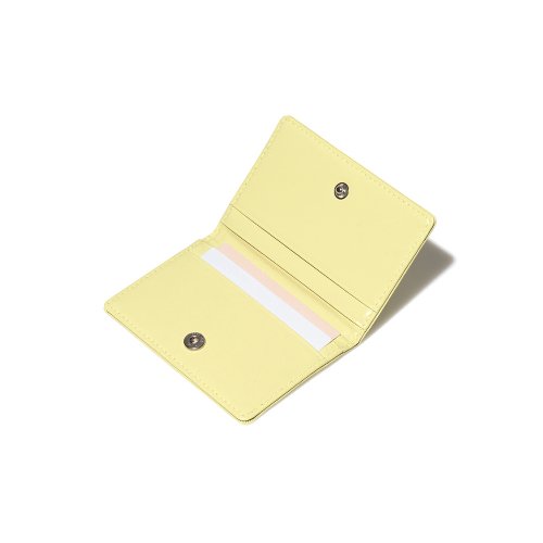 CRINKLE SOFT CARD CASE - BLACK - 10 COLORS LEMON