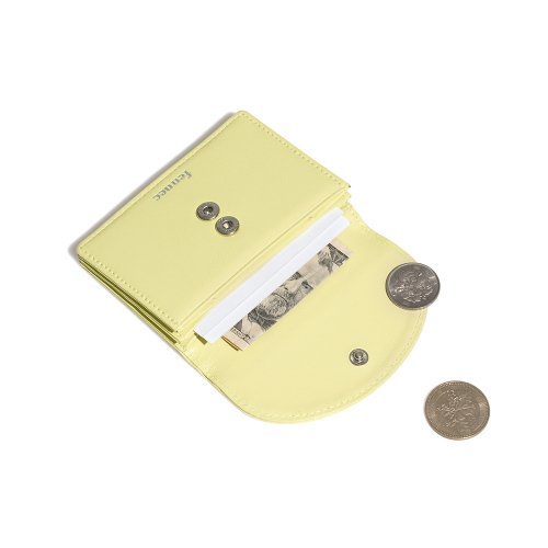 CRINKLE HALFMOON ACCORDION POCKET - 10 COLORS LEMON