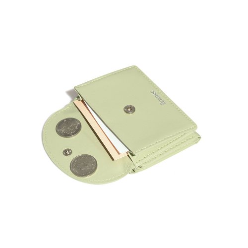 CRINKLE HALFMOON MINI WALLET MID - 6 COLORS MINT