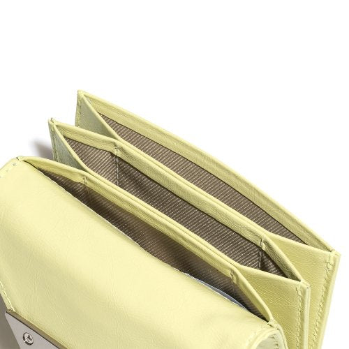 CRINKLE TRIANGLE ACCORDION POCKET - BLACK - 8 COLORS LEMON