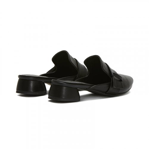 MODERN POINTED TOE MULE - 2 COLORS BLACK