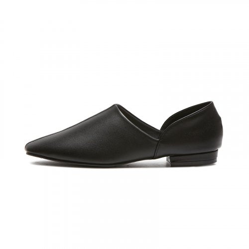 FLAT SHOES - 2 COLORS BLACK