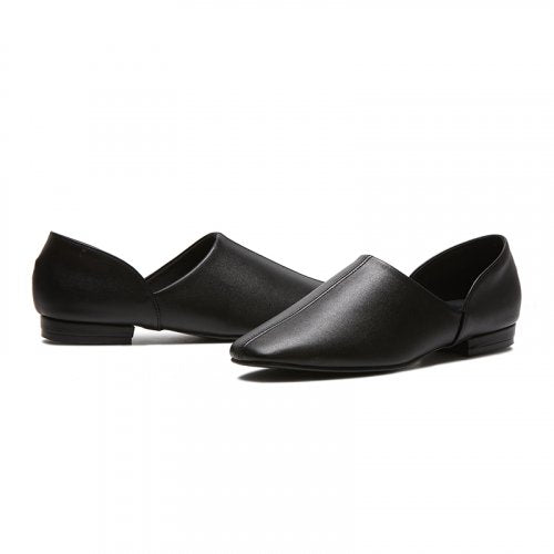 FLAT SHOES - 2 COLORS BLACK