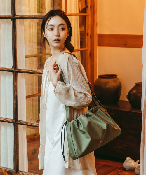 MOA NYLON DAILY CROSSBODY BAG - 4 COLORS LAVENDER