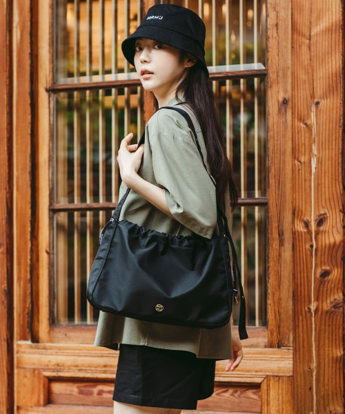 MOA NYLON DAILY CROSSBODY BAG - 4 COLORS LAVENDER