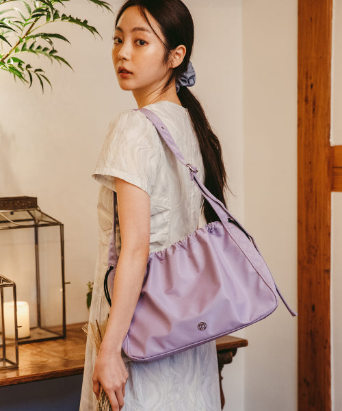 MOA NYLON DAILY CROSSBODY BAG - 4 COLORS LAVENDER