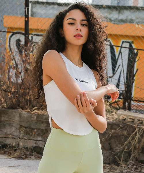 COTTON-LIKE CROP TOP - 4 COLORS BLACK