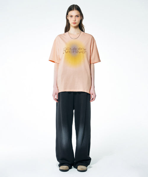 COLOUR ARCHIVE LOGO TEE PALE PINK