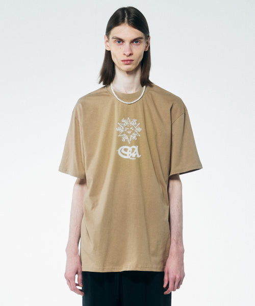 SUN GOD LOGO TEE TOAST AS SHOWN