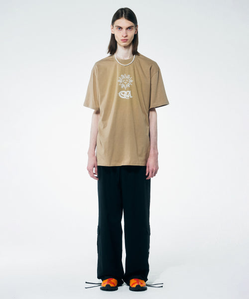 SUN GOD LOGO TEE TOAST AS SHOWN