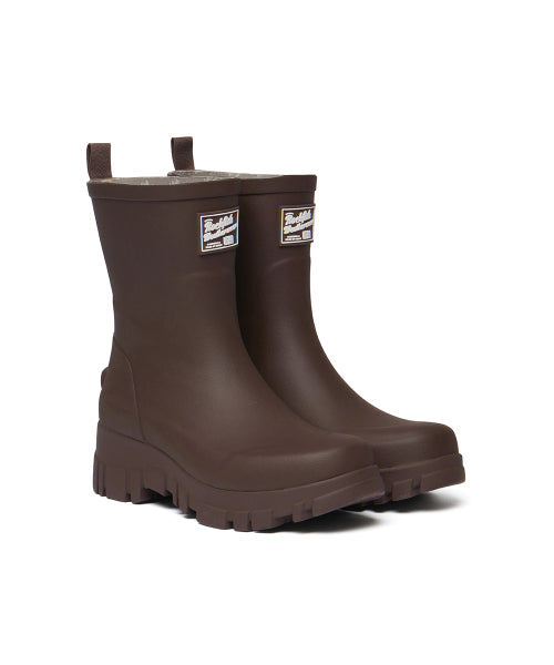 PLATFORM RAIN BOOTS MIDDLE - 7 COLORS BLACK
