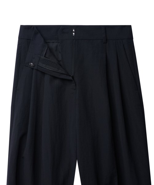 CRINKLE WIDE PANTS - 3 COLORS BLACK